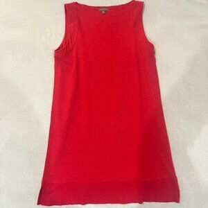 Lilla P sleeveless stretch red dress M